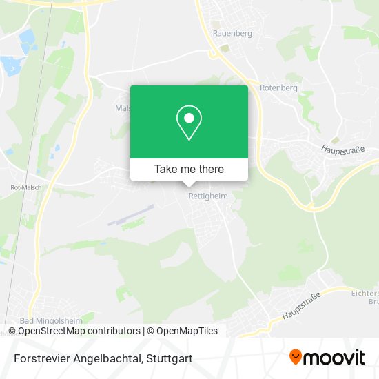 Forstrevier Angelbachtal map
