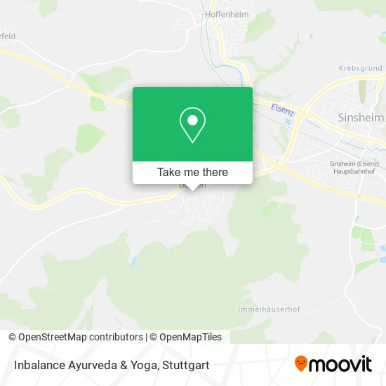 Inbalance Ayurveda & Yoga map