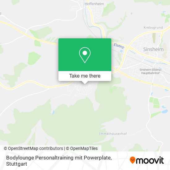 Bodylounge Personaltraining mit Powerplate map