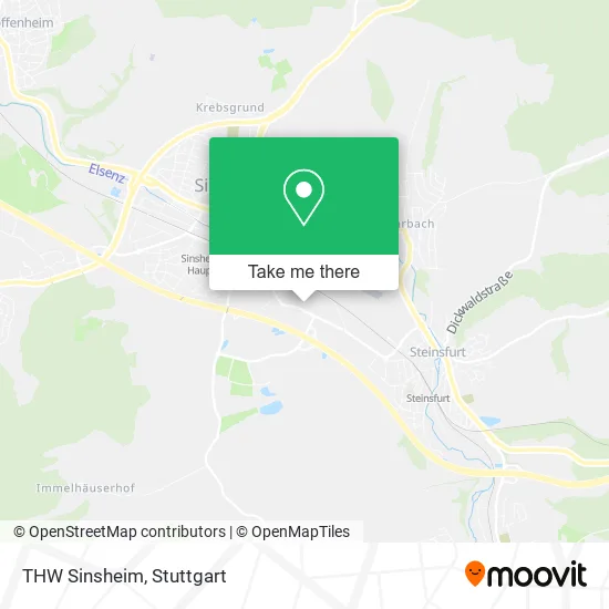 Карта THW Sinsheim