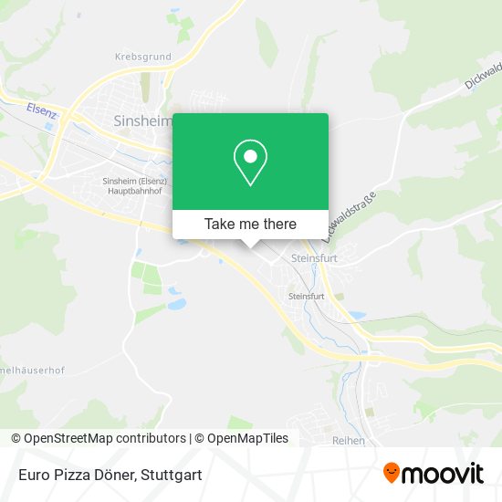 Euro Pizza Döner map