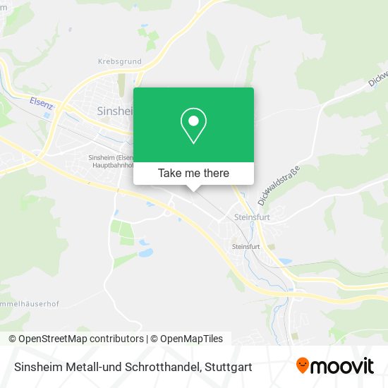 Sinsheim Metall-und Schrotthandel map