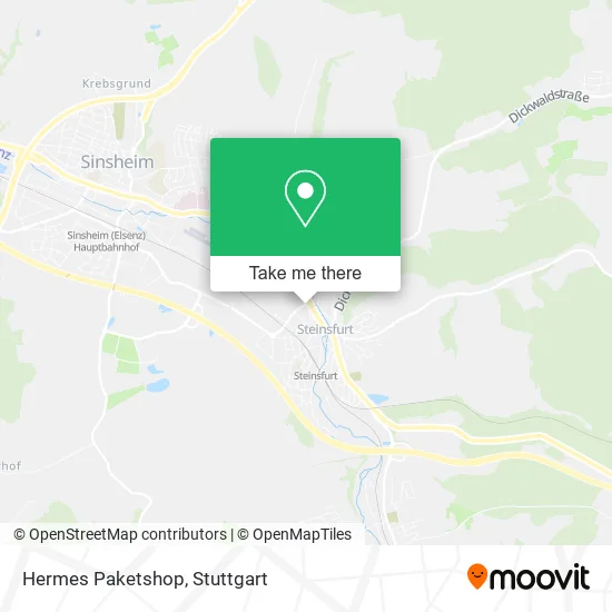 Карта Hermes Paketshop