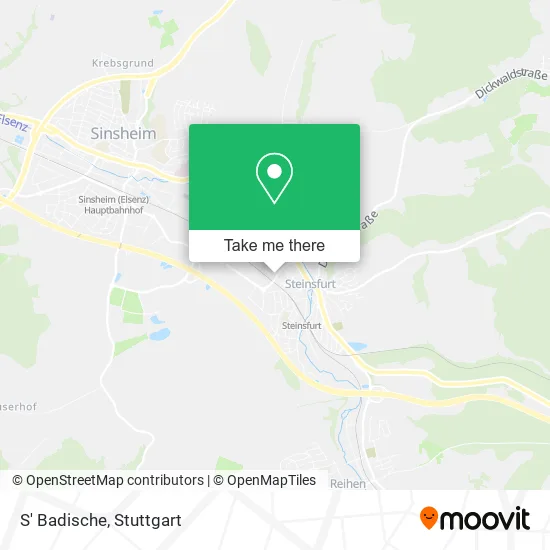 Карта S' Badische