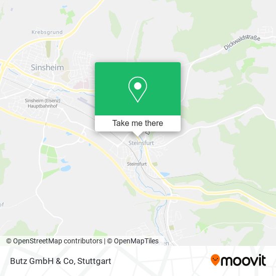 Butz GmbH & Co map