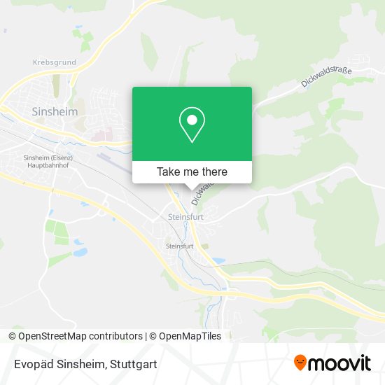 Evopäd Sinsheim map