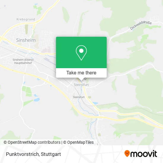 Карта Punktvorstrich