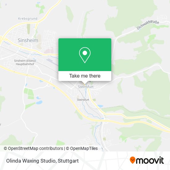 Olinda Waxing Studio map