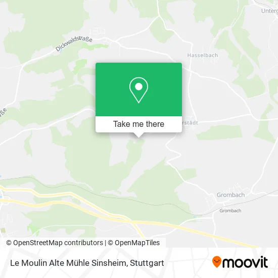 Карта Le Moulin Alte Mühle Sinsheim
