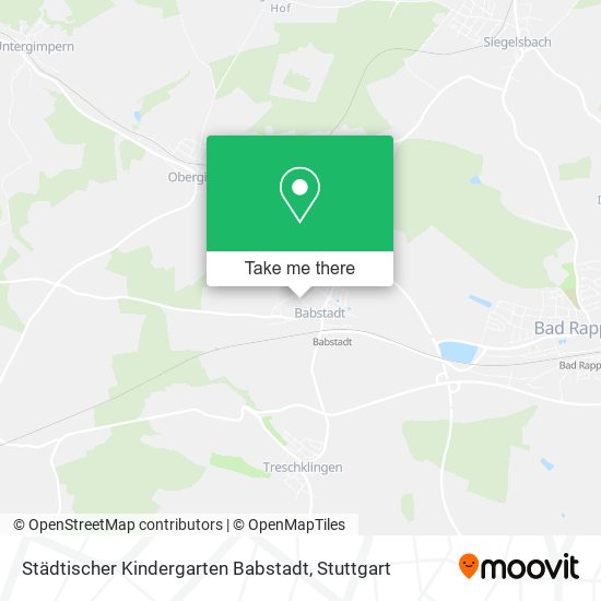 Städtischer Kindergarten Babstadt map