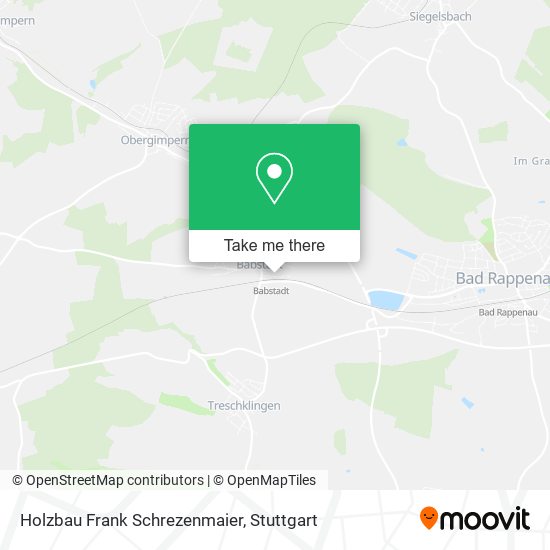Holzbau Frank Schrezenmaier map