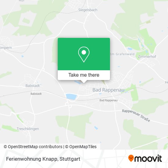Карта Ferienwohnung Knapp