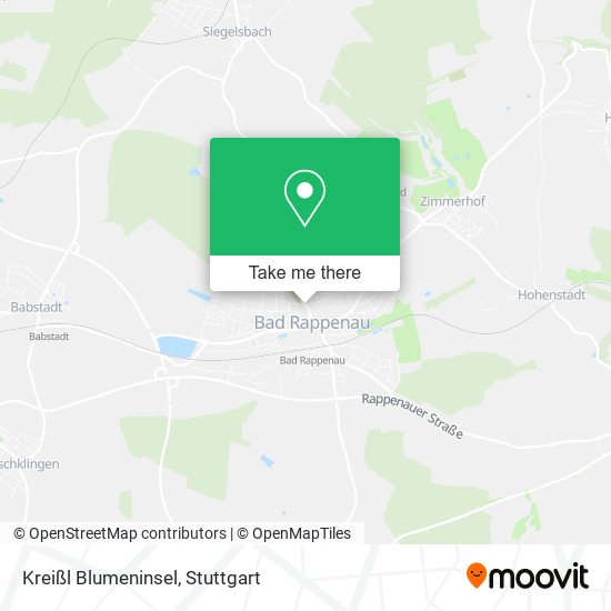 Kreißl Blumeninsel map