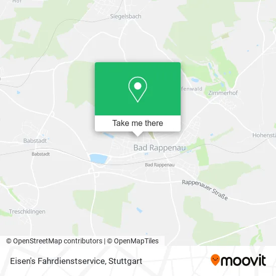 Карта Eisen's Fahrdienstservice