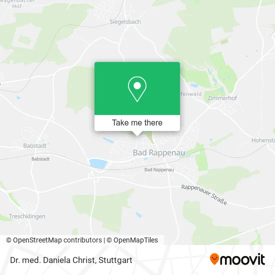 Карта Dr. med. Daniela Christ