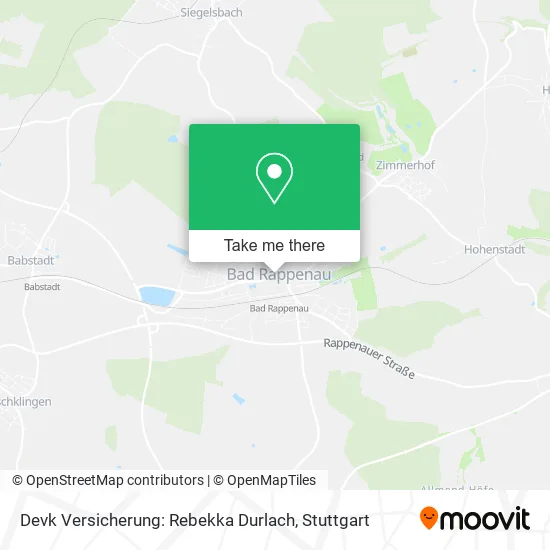 Карта Devk Versicherung: Rebekka Durlach