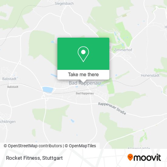 Карта Rocket Fitness