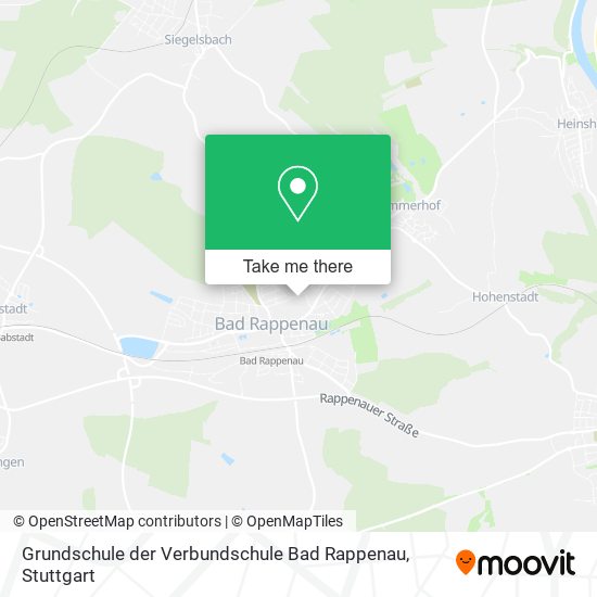 Карта Grundschule der Verbundschule Bad Rappenau