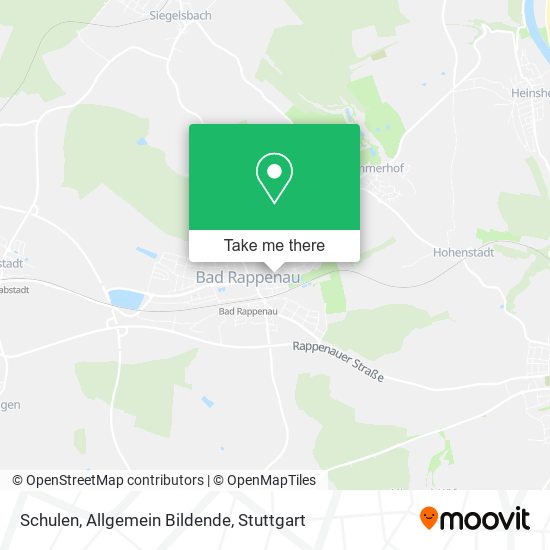 Schulen, Allgemein Bildende map