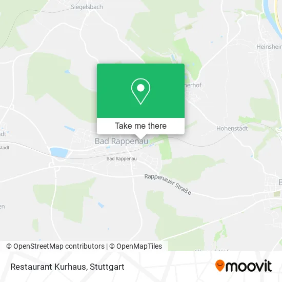 Карта Restaurant Kurhaus