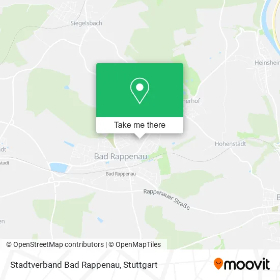 Карта Stadtverband Bad Rappenau