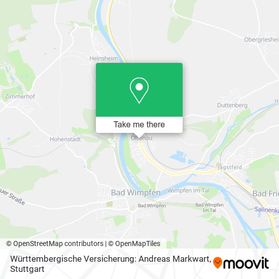 Württembergische Versicherung: Andreas Markwart map