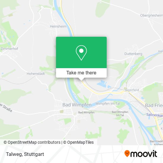 Talweg map