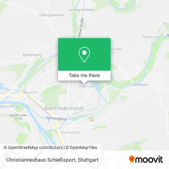 Карта Christianneuhaus Schießsport