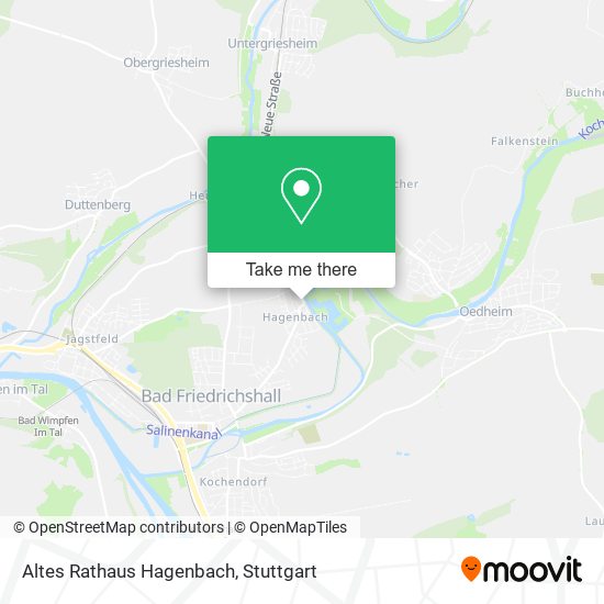 Altes Rathaus Hagenbach map