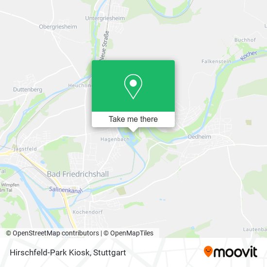 Hirschfeld-Park Kiosk map