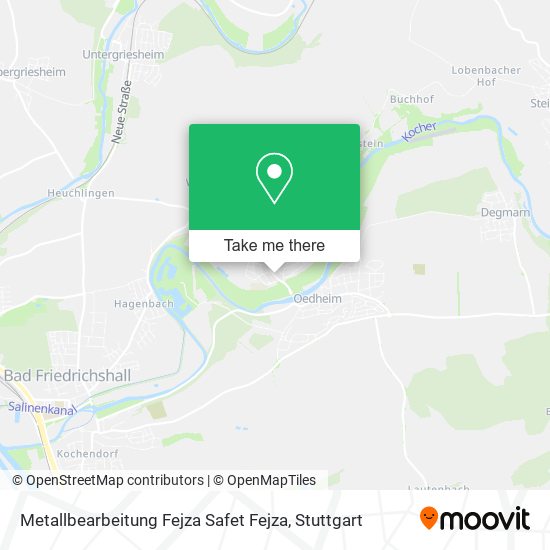 Metallbearbeitung Fejza Safet Fejza map