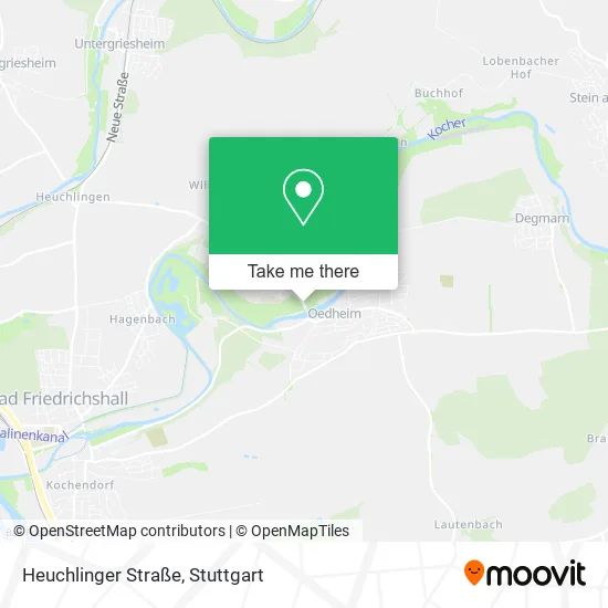 Карта Heuchlinger Straße