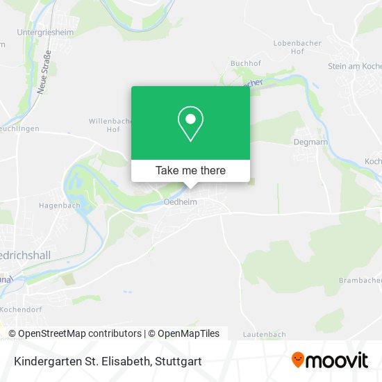Kindergarten St. Elisabeth map