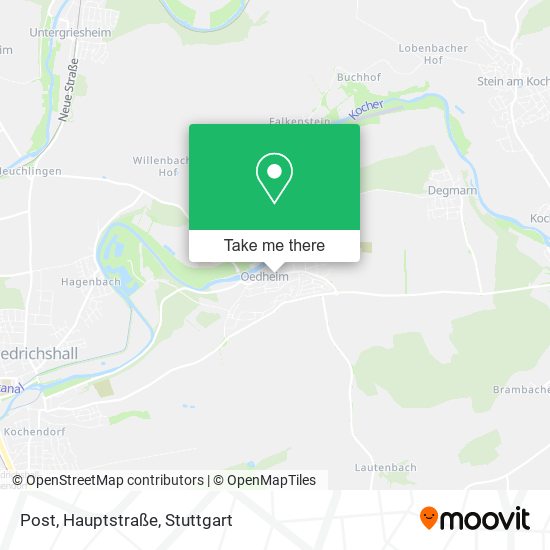 Post, Hauptstraße map