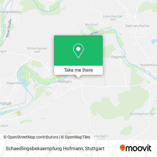 Schaedlingsbekaempfung Hofmann map