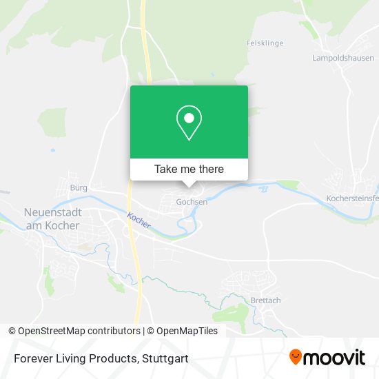 Forever Living Products map