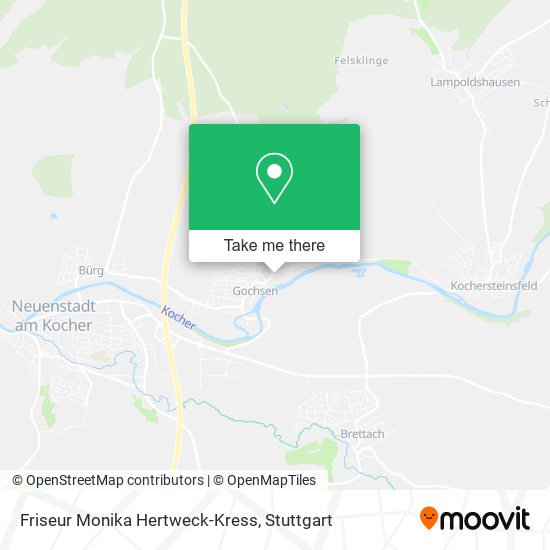 Friseur Monika Hertweck-Kress map