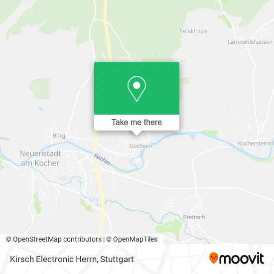 Карта Kirsch Electronic Herrn