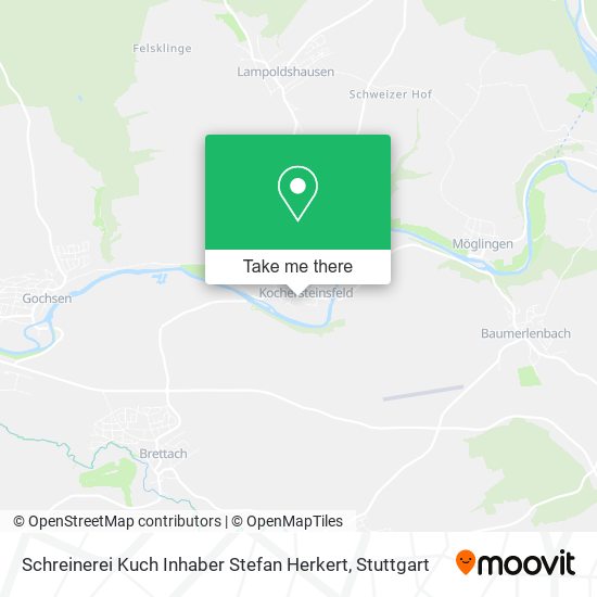 Schreinerei Kuch Inhaber Stefan Herkert map