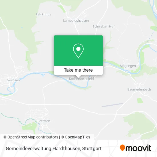 Карта Gemeindeverwaltung Hardthausen