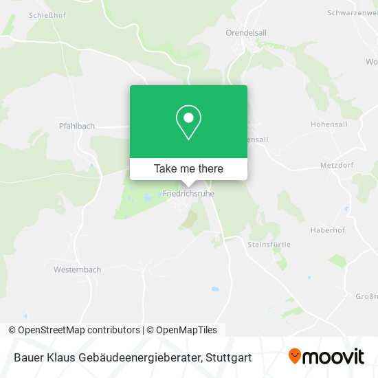 Bauer Klaus Gebäudeenergieberater map