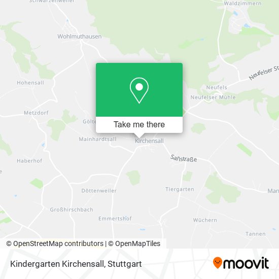 Kindergarten Kirchensall map