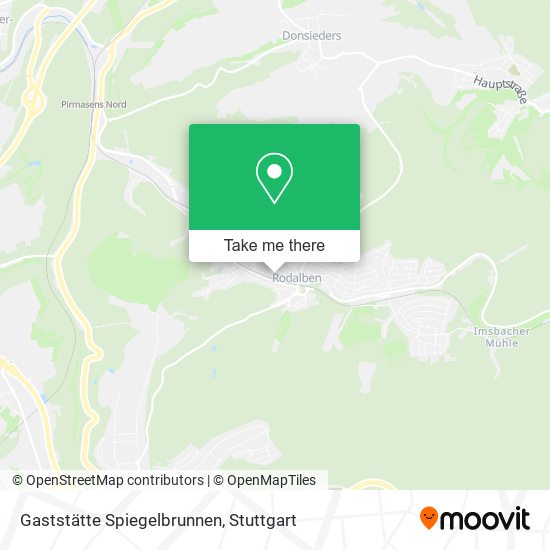 Gaststätte Spiegelbrunnen map