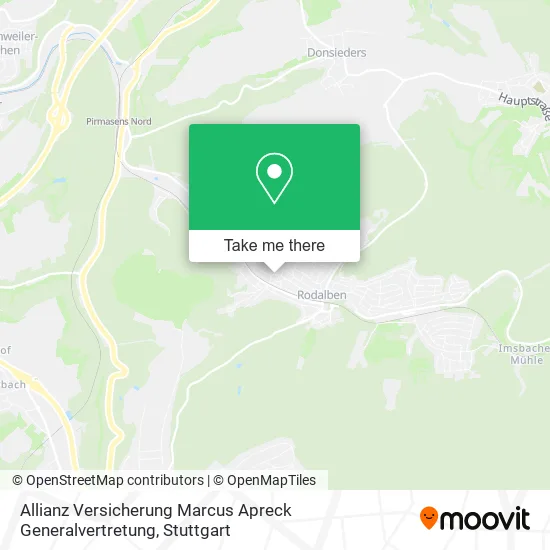 Allianz Versicherung Marcus Apreck Generalvertretung map