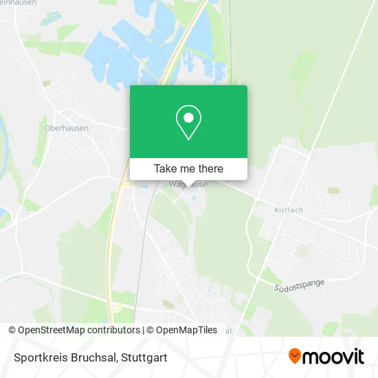 Карта Sportkreis Bruchsal