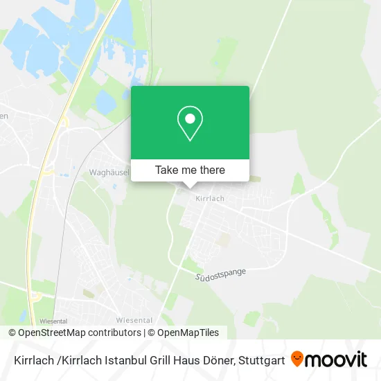 Карта Kirrlach /Kirrlach Istanbul Grill Haus Döner