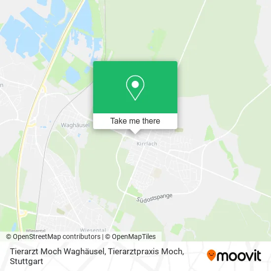 Карта Tierarzt Moch Waghäusel, Tierarztpraxis Moch