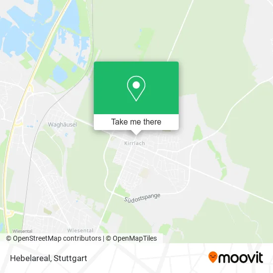 Карта Hebelareal