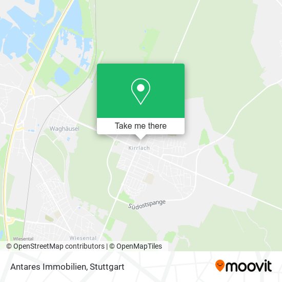 Antares Immobilien map