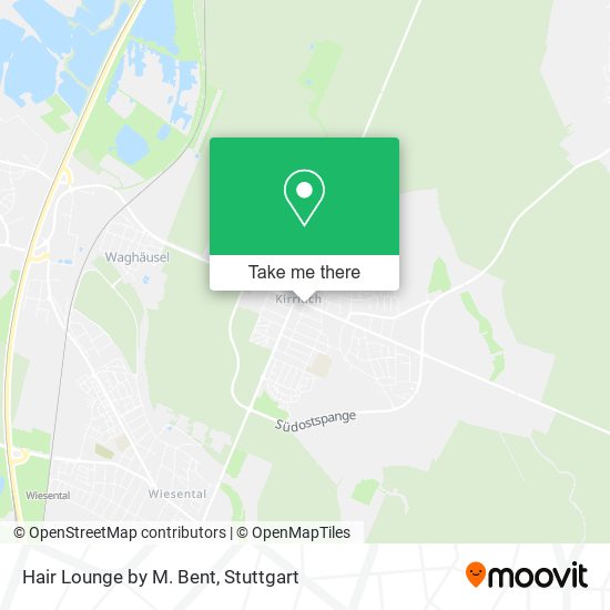 Hair Lounge by M. Bent map